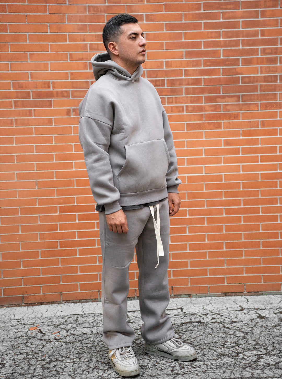 Coordinato basic felpato