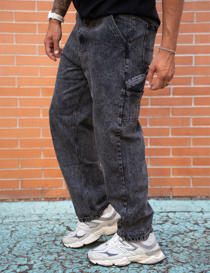 Denim Set Nero Slavato (Jacket + Jeans)